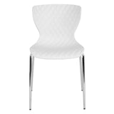 English Elm Commercial Grade Contemporary Design Plastic Stack Chair