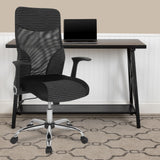 English Elm Commercial Grade High Back Ergonomic Office Chair with Contemporary Mesh Design