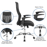 English Elm Commercial Grade High Back Ergonomic Office Chair with Contemporary Mesh Design