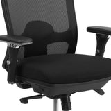 English Elm Commercial Grade Series 24/7 Intensive Use Big & Tall 350 lb. Rated Mesh Multifunction Swivel Ergonomic Office Chair