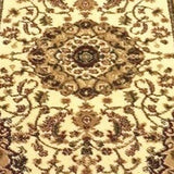 English Elm Persian Style 2' x 7' Area Rug - Olefin Rug with Jute Backing - Hallway, Entryway, Bedroom, Living Room