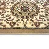 English Elm Persian Style 2' x 7' Area Rug - Olefin Rug with Jute Backing - Hallway, Entryway, Bedroom, Living Room