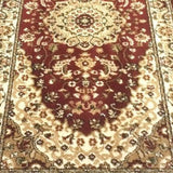 English Elm Persian Style 2' x 7' Area Rug - Olefin Rug with Jute Backing - Hallway, Entryway, Bedroom, Living Room