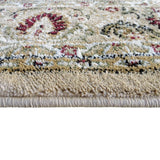 English Elm Persian Style 7x7 Octagon Area Rug-Olefin Rug with Jute Backing-Hallway, Entryway, Bedroom, Living Room