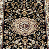 English Elm Persian Style 3' x 15' Area Rug - Olefin Rug with Jute Backing - Hallway, Entryway, Bedroom, Living Room