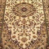 English Elm Persian Style 3' x 15' Area Rug - Olefin Rug with Jute Backing - Hallway, Entryway, Bedroom, Living Room