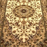 English Elm Persian Style 3' x 10' Area Rug - Olefin Rug with Jute Backing - Hallway, Entryway, Bedroom, Living Room