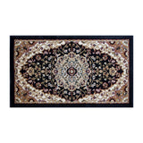 English Elm Persian Style 2' x 3' Area Rug - Olefin Rug with Jute Backing - Hallway, Entryway, Bedroom, Living Room