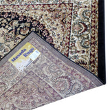 English Elm Persian Style 7x7 Square Area Rug-Olefin Rug with Jute Backing-Hallway, Entryway, Bedroom, Living Room