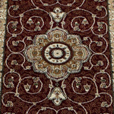 English Elm Persian Style 3' x 15' Area Rug - Olefin Rug with Jute Backing - Entryway, Bedroom, Living Room