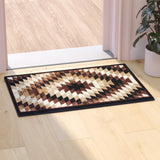 English Elm Southwestern 2' x 3' Area Rug - Olefin Rug with Jute Backing - Entryway, Living Room, Bedroom