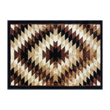 English Elm Southwestern 2' x 3' Area Rug - Olefin Rug with Jute Backing - Entryway, Living Room, Bedroom