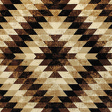 English Elm Southwestern 5' x 7' Area Rug - Olefin Rug with Jute Backing - Entryway, Living Room, Bedroom