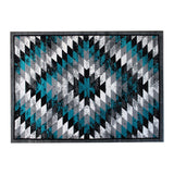 English Elm Southwestern 5' x 7' Area Rug - Olefin Rug with Jute Backing - Entryway, Living Room, Bedroom