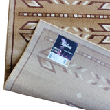 English Elm Southwestern 3' x 16' Brown Area Rug - Olefin Rug with Jute Backing for Hallway, Entryway, Bedroom, Living Room