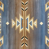 English Elm Southwestern 4' x 5' Area Rug - Olefin Rug with Jute Backing for Hallway, Entryway, Bedroom, Living Room