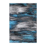 English Elm 5' x 7' Scraped Design Area Rug - Olefin Rug with Jute Backing - Living Room, Bedroom, Entryway