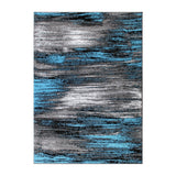 English Elm 8' x 10' Scraped Design Area Rug - Olefin Rug with Jute Backing - Living Room, Bedroom, Entryway