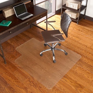 English Elm Commercial Grade 36'' x 48'' Hard Floor Chair Mat with Lip