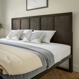 King Size Wooden Headboard for Adjustable Universal Metal Beds