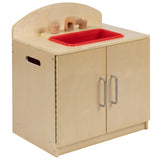 English Elm Commercial Grade Children's Wooden Kitchen Sink for Commercial or Home Use - Safe, Kid Friendly Design