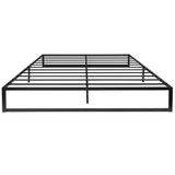 English Elm Universal 14 Inch Metal Platform Bed Frame - No Box Spring Needed w/ Steel Slat Support and Quick Lock Functionality - King