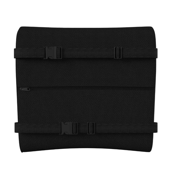 English Elm Commercial Grade Lumbar Support Pillow, Office Chair and Car Seat Cushion with Adjustable Straps and CertiPUR-US Certified Memory Foam,