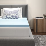 2 inch Cool Gel Mattress Topper with CertiPUR-US Certified Memory Foam - Twin