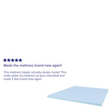 English Elm 3 inch Cool Gel Mattress Topper with CertiPUR-US Certified Memory Foam - King