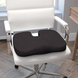 Commercial Grade Seat Cushion for Office Chair - 100% CertiPUR-US Certified Memory Foam - Pillow for Sitting,