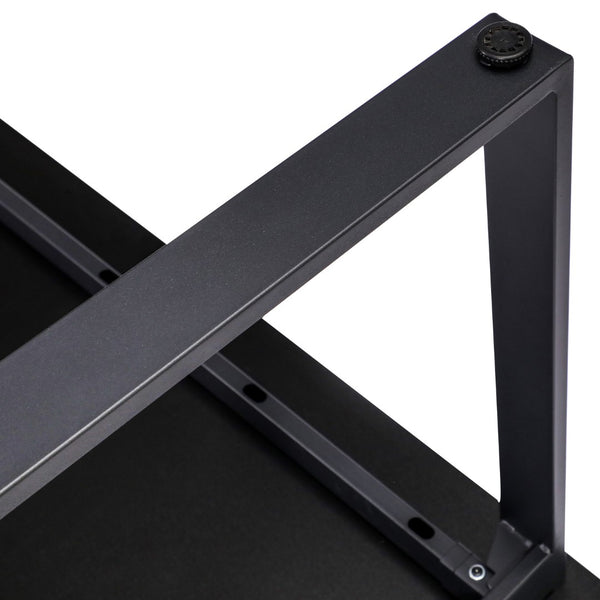 English Elm Commercial Grade Commercial 60x30 Conference Table with 1" Thick Double Sided Laminate Table Top with PVC Edging and Heavy Duty A-Frame Steel Base,