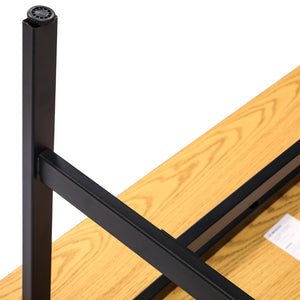 English Elm Commercial Grade Commercial 60x30 Conference Table with 1" Thick Double Sided Laminate Table Top with PVC Edging and Heavy Duty A-Frame Steel Base,