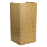 English Elm Commercial Grade Wood Tray Top Receptacle