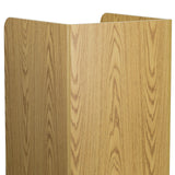 English Elm Commercial Grade Wood Tray Top Receptacle