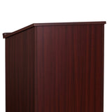 English Elm Commercial Grade Stand-Up Wood Lectern