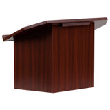 English Elm Commercial Grade Foldable Tabletop Lectern