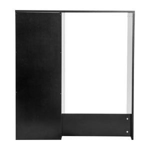 English Elm Commercial Grade Mini Fridge Bookshelf Storage Station Organizer with Cubbies