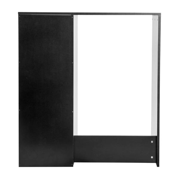 English Elm Commercial Grade Mini Fridge Bookshelf Storage Station Organizer with Cubbies