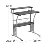 English Elm Computer Desk