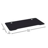 English Elm Commercial Grade Mega Size Extended Gaming Mouse Pad with Anti-Slip Rubber Base and Micro Weave Top, Large Home Office Desk Mat, 45.75"W x 23.5"D x .125"H