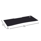 English Elm Commercial Grade Mega Size Extended Gaming Mouse Pad with Anti-Slip Rubber Base & Micro Weave Top, Large Home Office Desk Mat, 45.75"W x 23.75"D x .125"H