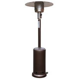 English Elm Commercial Grade Patio Outdoor Heating- Stainless Steel 40,000 BTU Propane Heater with Wheels-Commercial & Residential Use-7.5 Feet Tall