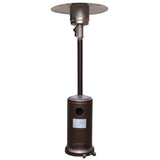 English Elm Commercial Grade Patio Outdoor Heating- Stainless Steel 40,000 BTU Propane Heater with Wheels-Commercial & Residential Use-7.5 Feet Tall