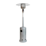 English Elm Commercial Grade Patio Outdoor Heating- Stainless Steel 40,000 BTU Propane Heater with Wheels-Commercial & Residential Use-7.5 Feet Tall