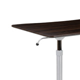 English Elm Sit-Down, Stand-Up Computer Ergonomic Desk with 37.375"W Top (Adjustable Range 29" - 40.75")