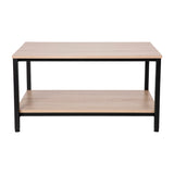 English Elm Commercial Grade Finley Modern Industrial 2 Tier Rectangular Metal and Coffee Table