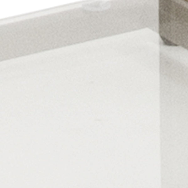 English Elm 4 Shelf 64"H Cross Brace Glass Bookcase in Matte