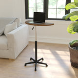 English Elm Sit to Stand Mobile Laptop Computer Desk