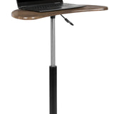 English Elm Sit to Stand Mobile Laptop Computer Desk