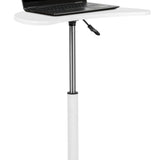 English Elm Sit to Stand Mobile Laptop Computer Desk